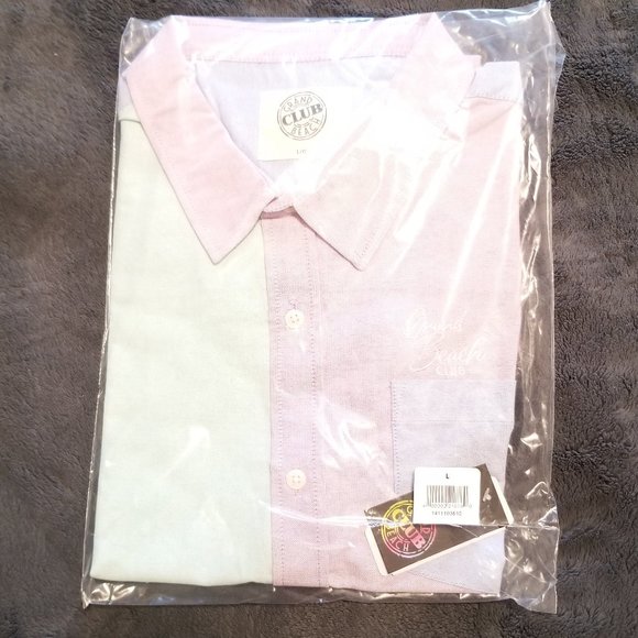 Colour Block Short Sleeve Button Up Shirt - Picture 3 of 8